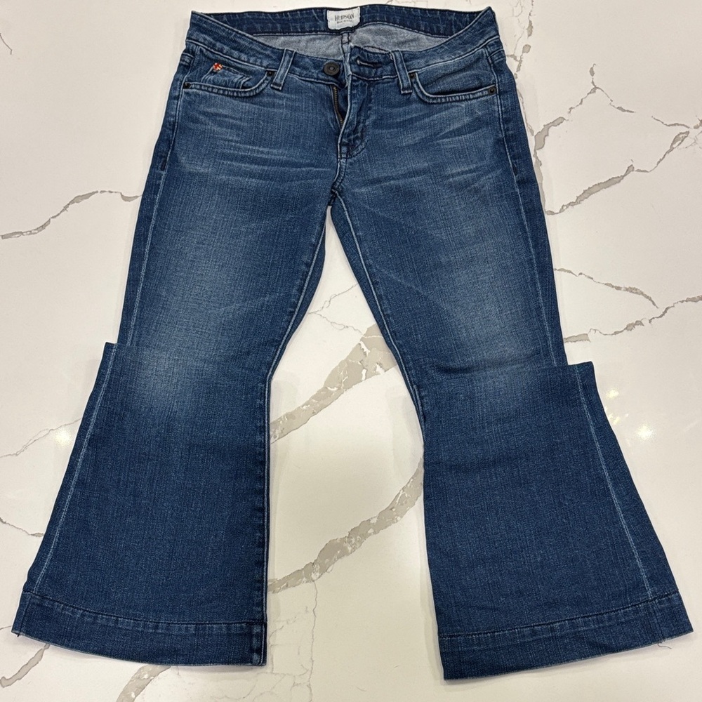 Hudson Jeans Dark Blue Flare & Wide Leg